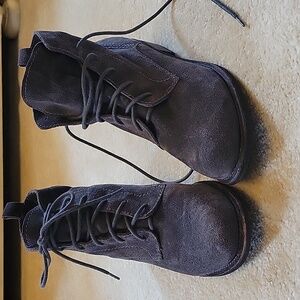 Dolce Vita Gray Suede lace up boots Size 9